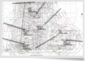 Click to enlarge - Diagram to show the layout of TCs 1-7 on Fusionopolis project
